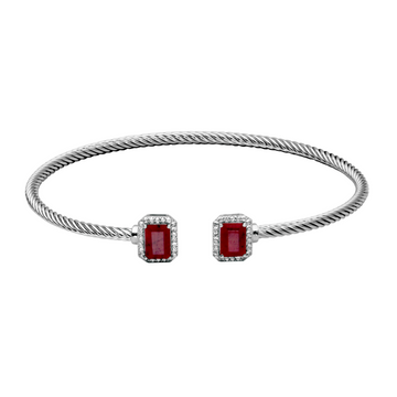 SS & GF Bracelets with Gems/Dia